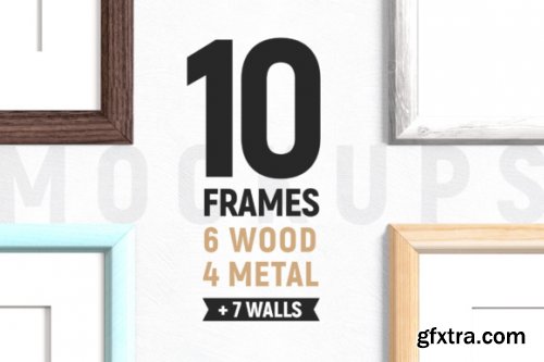 10 Frames - Wood & Metal + 7 Walls
