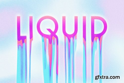 CreativeMarket - Neon Liquid Text Effect 7087948