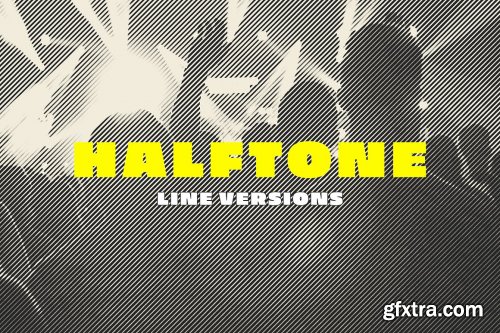 CreativeMarket - Halftone Lines Photo Effect 7088111