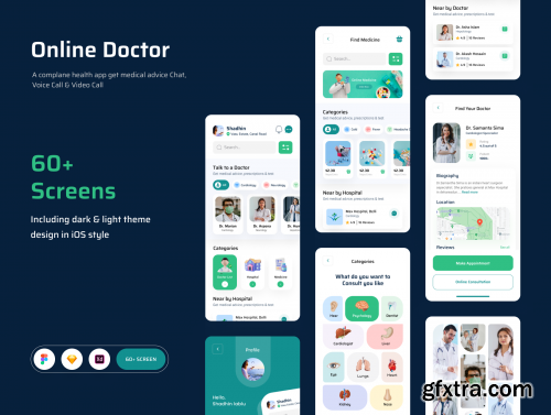 Online Doctor App - UI Kits
