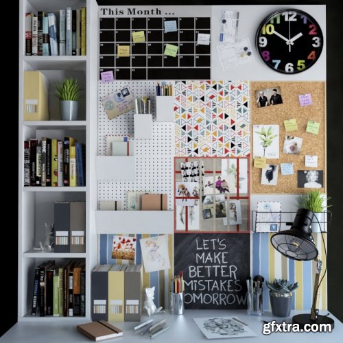 Decorative set for your desktop