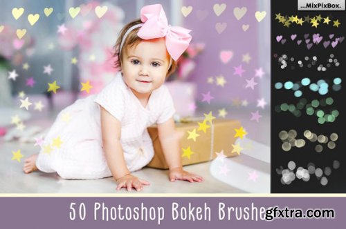 50 Bokeh Photoshop Brushes