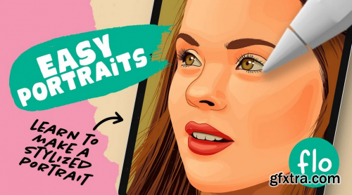 Easy Portraits: Creating a Vector Style Portrait in Procreate
