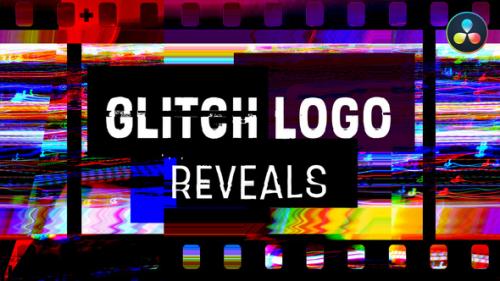Videohive - Glitch Logo Reveals | For DaVinci Resolve - 36422103