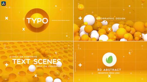 Videohive - 3d Abstract Object Logo Opener - 36482074