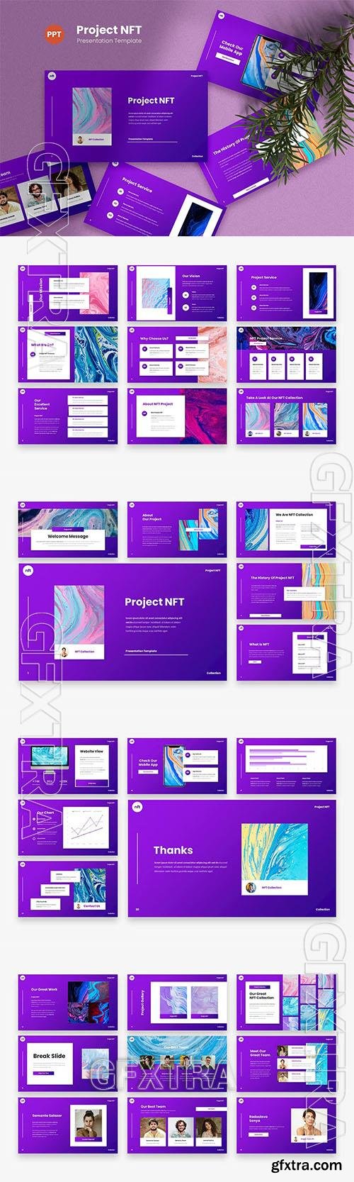 Project NFT - Creative PowerPoint Template GTGUDQ3