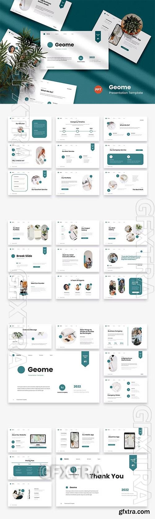 Geome - PowerPoint Template 77H5WPQ