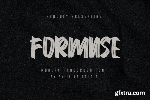 Formuse -Modern Handbrush Font