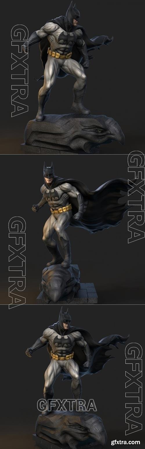Batman on a roof 3D Printable