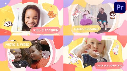 Videohive - Cartoon Kids Slideshow | Premiere Pro MOGRT - 36948792