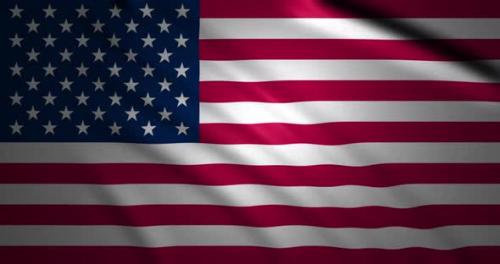 Videohive - 3D USA flag - 36973042