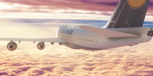 Videohive - Flight Plane Travel Over Clouds Saudi Arabia - 36870330