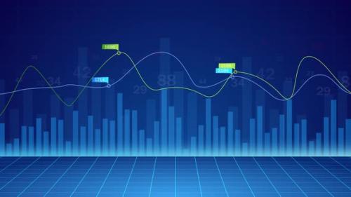 Videohive - Stock Future Trading Financial Graphs Background - 36873725