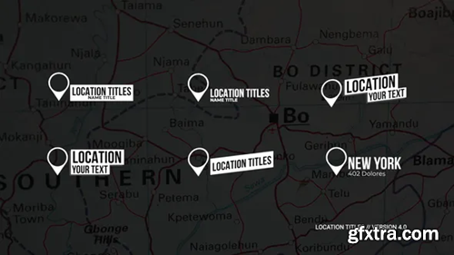 Videohive Location Titles | After Effects 36974733