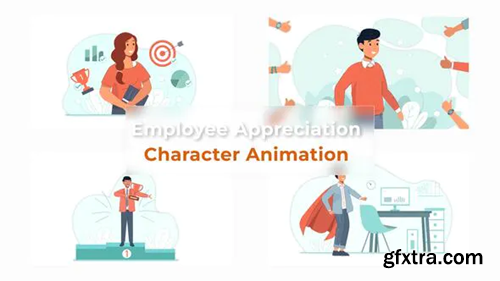 Videohive Employee Appreciation Character Animation Scene Pack 37070993