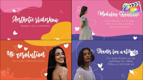 Videohive - Aesthetic Colorful Slideshow | FCPX - 36977842