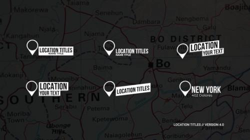 Videohive - Location Titles | FCPX - 37076360