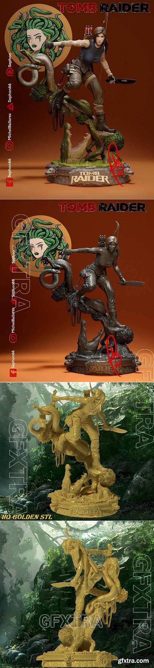 Lara Croft 3D Printable