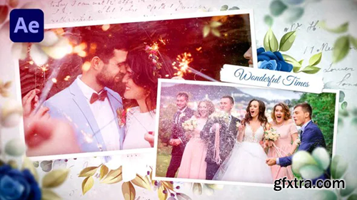 Videohive Floral Wedding Photo Slideshow 37111221