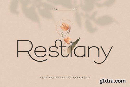Restiany - Beauty Elegant Expanded Sans Serif