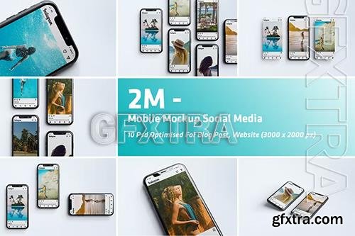 2M - Mobile Mockups Social Media TX2MXFD