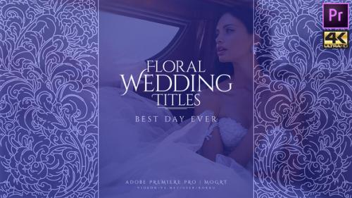 Videohive - Wedding Titles | Floral Pack - 37101376