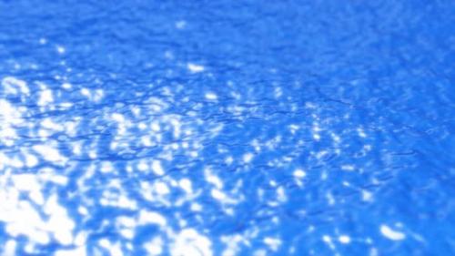 Videohive - Shining Blue Water Surface Background - 37117561