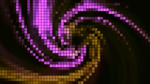 Videohive - Pixel image of cosmic colorful spiral - 37130016