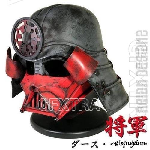 Darth Vader Samurai Helmet 3D Printable
