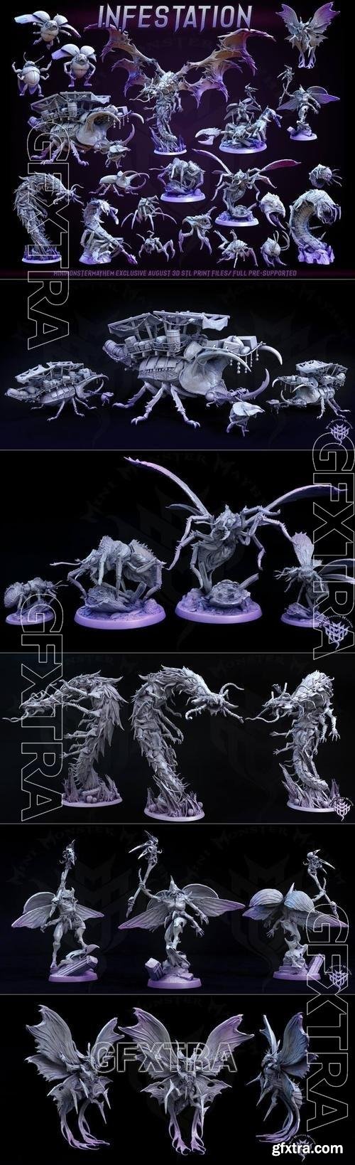 Mini Monster Mayhem - Infestation 3D Printable