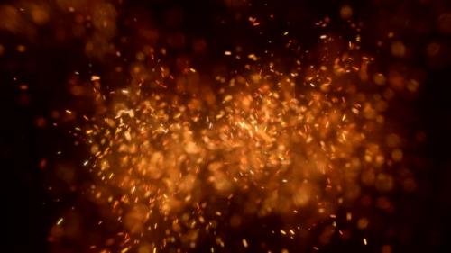 Videohive - Embers Sparks Background - 37128539