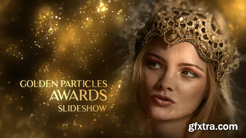 Videohive Golden Particles Awards Slideshow 37183864