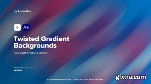 Videohive Twisted Gradient Backgrounds 37214950