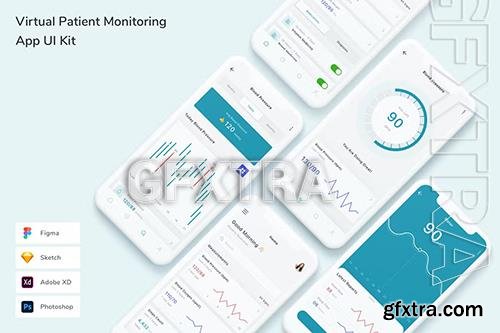 Virtual Patient Monitoring App UI Kit F6KPA5G