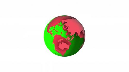 Videohive - 3d Animation of planet Earth. Vd 1726 - 37103772