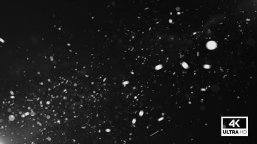 Videohive - Smoke Particles Flying Slowly Looped V5 - 37095416