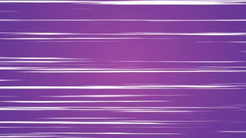 Videohive - Anime Speed Horizontal White Lines Purple Background - 37104405