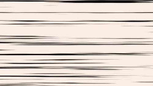Videohive - Anime Speed Horizontal Black Lines White Background - 37104411