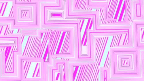 Videohive - Moving geometric pattern with maze elements - 37053563