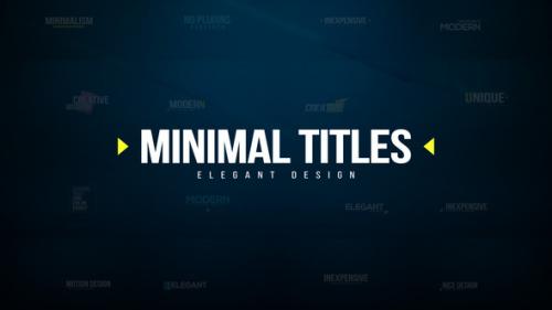 Videohive - Minimal Titles for FCPX - 37189571