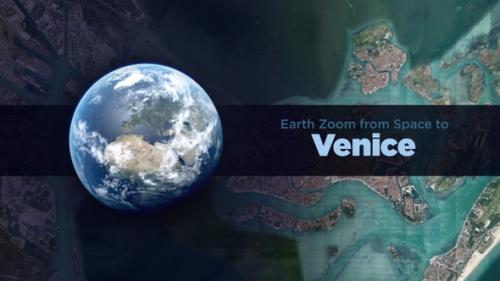 Videohive - Venice (Italy) Earth Zoom to the City from Space - 37189723