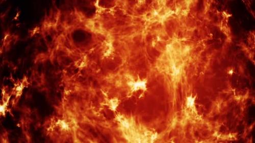 Videohive - Flaming Surface Of The Sun - 37234292