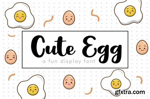 Cute Egg Font