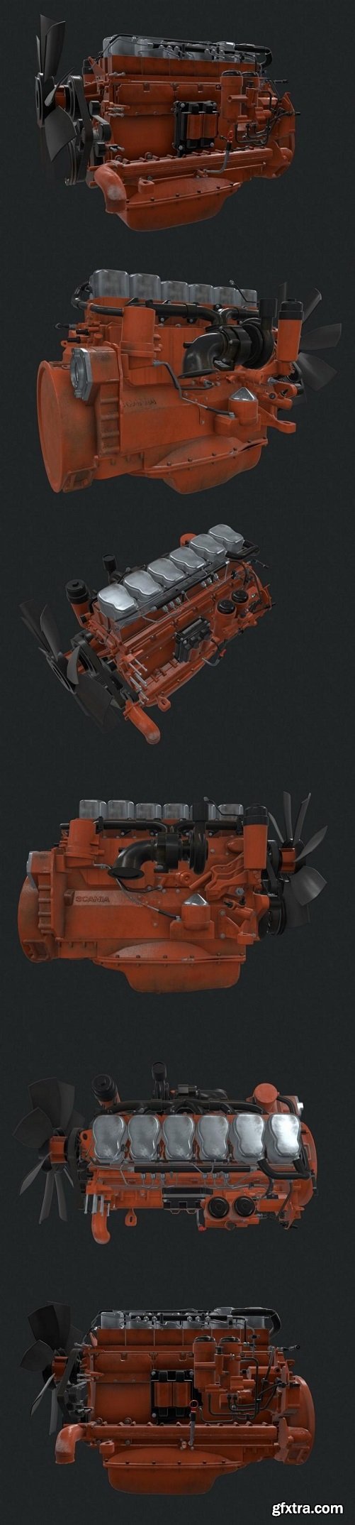 Car engine Scania
