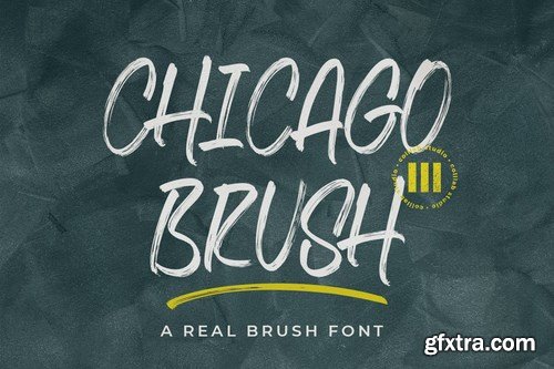 Chicago Brush - A Brush Font