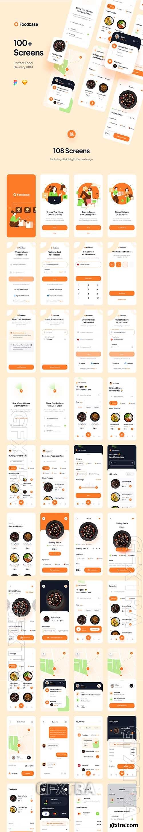 Foobase - Food Delivery UI Kit