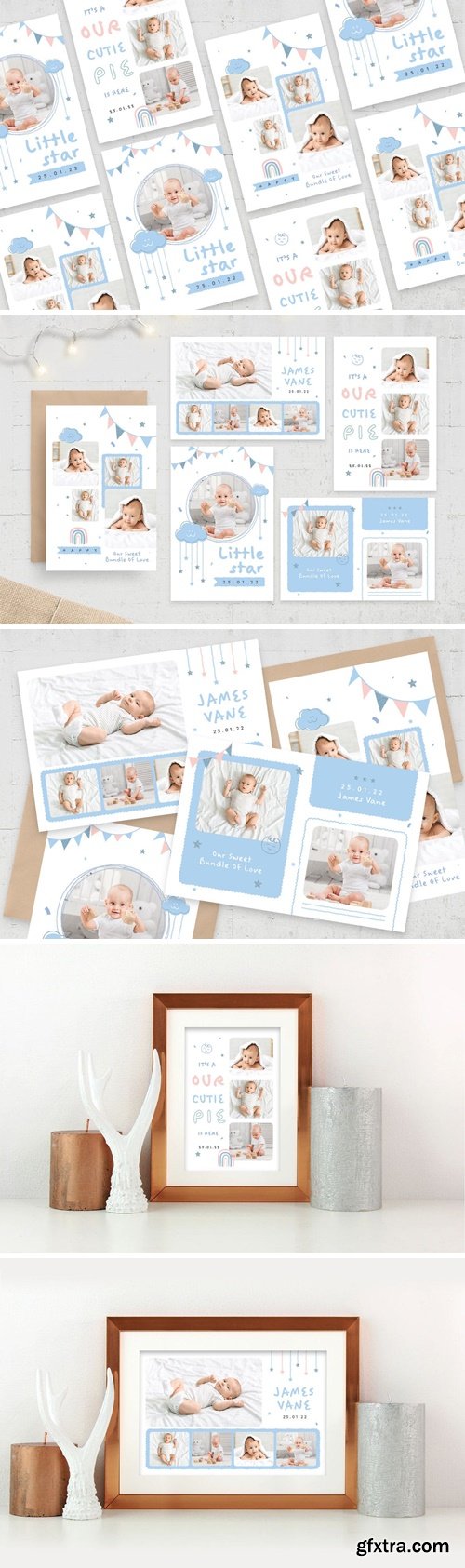 Baby Photo Collage Flyer