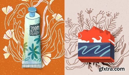 Digital Illustration: Drawing Self Care Products