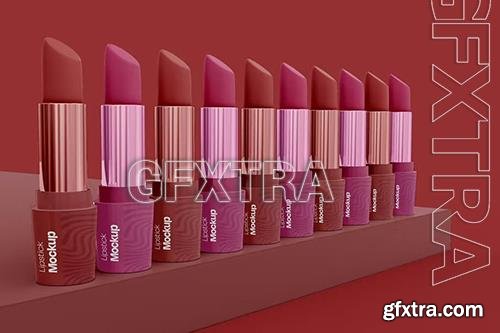 Lipsticks Mockup XMW7856