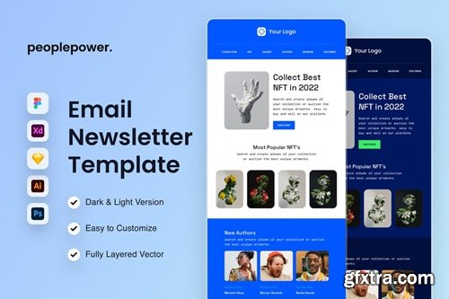 NFT Metaverse Email Newsletter Template